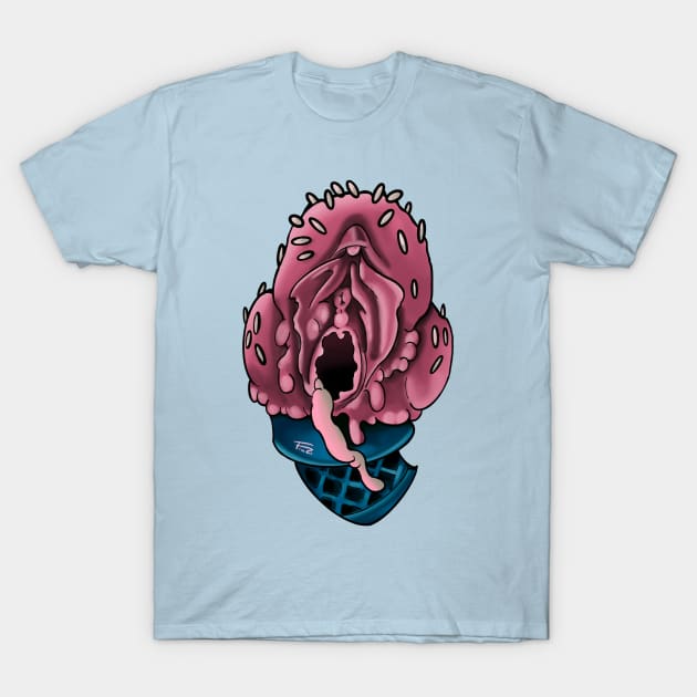 Blue waffle shirt outlet